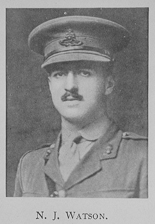 Watson N J 2nd Lt Royal Field Artillery
