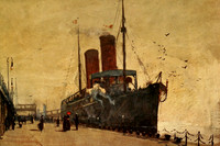 The Lucania Liverpool 1907