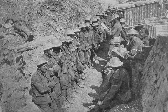 A Roll Call Of The 1st Battalion Lancashire Fuiliers On The Afternoon 1st July 1916