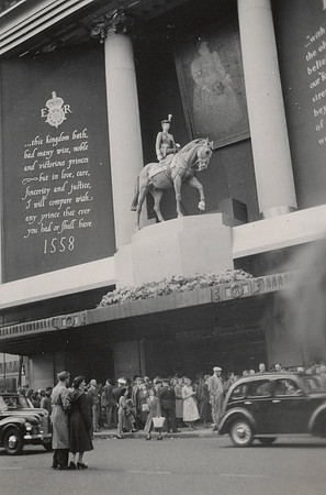 Selfridges Decorated For The Coronation 1953