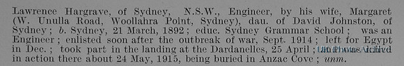 Hargrave G L Pte 41 13th Australian Imperial Force Obit Part 2