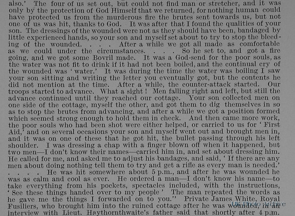 Haythornthwaite R M 2nd Lt 2nd East Kent Regiment Obit Part 4