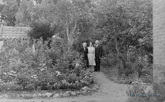 In The Garden The Street Shotesham Norfolk 1940s