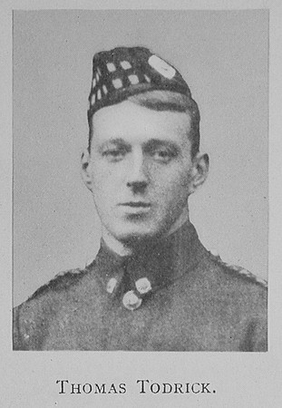 Todrick T Captain 8th Royal Scots