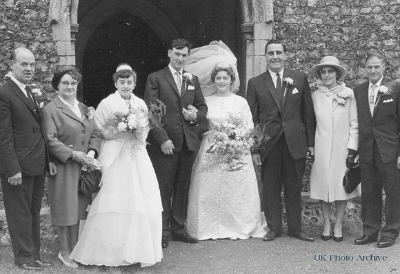 Wedding Of John F Bestard And Christine A Dyball North Walsham Norfolk 1965