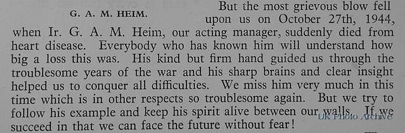 Heim G A M Obit