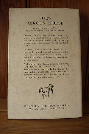 Sue's Circus Horse Judith M Berrisford Back