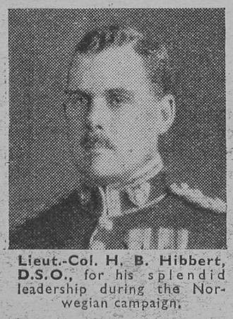 Hibbert H B Lt Col DSO