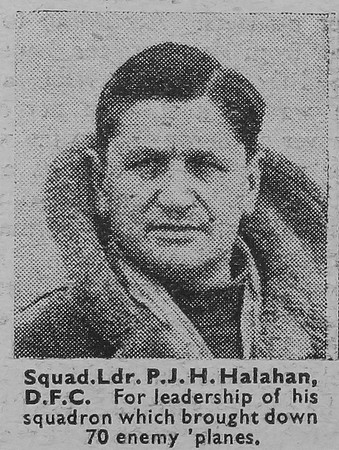 Halahan P J H Squad Leader DFC Royal Air Force