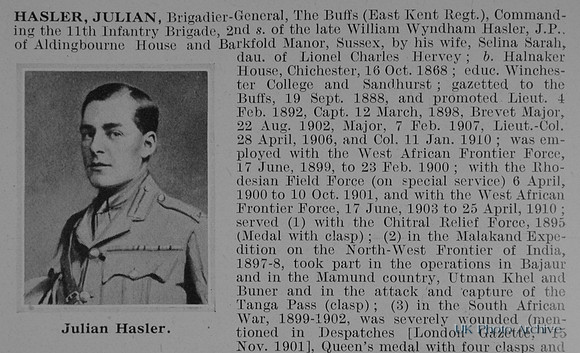 Hasler J Brig East Kent Regiment Obit Part 1