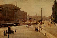 Lime Street With Wellington Monument Liverpool 1907