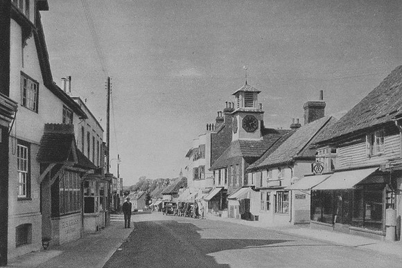 High Street Steyning Sussex 1920s