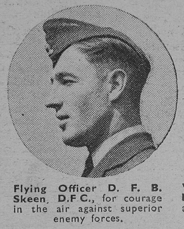 Skeen D F B Flying Officer DFC Royal Air Force