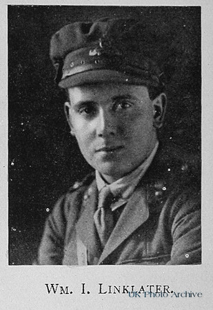 Linklater W I 2nd Lt Royal Field Artillery