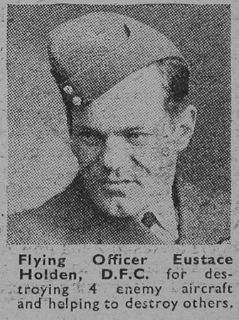 Holden Eustace Flying Officer DFC Royal Air Force