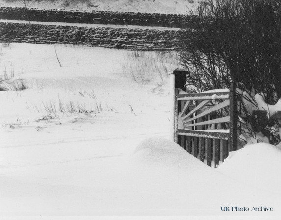 Snow From 91 Nab Wood Drive Shipley Yorkshire c.1960