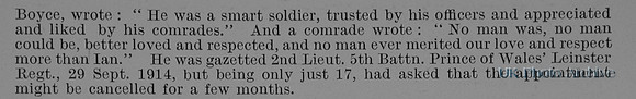 Jones I M Pte 5137 20th Royal Fusiliers Obit Part 2