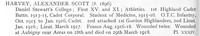 Harvey A S Lt 1st Gordon Highlanders Obit