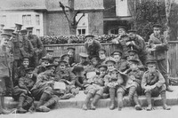 Men Of The 15th London Regiment Off Duty 1915