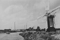 An Old Mill At Ludham On The Norfolk Broads 1930s