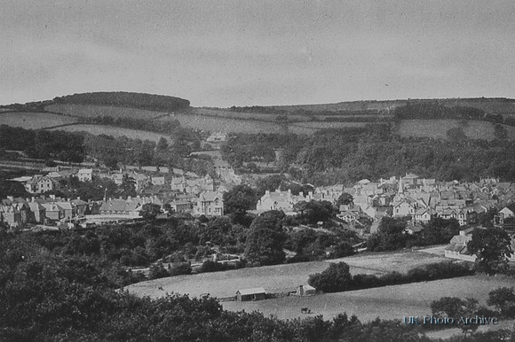 A View Of Okehampton Devon 1920s