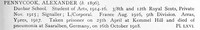 Pennycook A LCpl 12th Royal Scots Obit