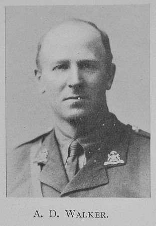 Walker A D 2nd Lt 4th And 19th Manchester Regiment