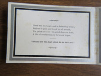 Memorial Card James Lloyd 65 Union Road Croydon Died 14th Feb 1907