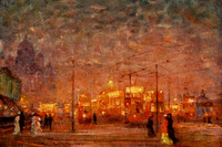 The Electric Tram Terminus Pier Head Liverpool 1907