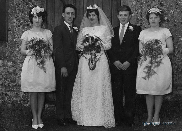 The Wedding Of Alan G Bunting And Gracie I Newstead North Walsham Norfolk 1963