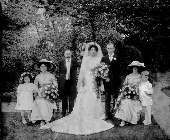 The Wedding Of Alethea Edith Chandler And Percy Duncan Sykes Epsom 20th Oct 1911
