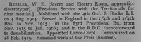Beesley W E L/Cpl 4th Oxford And Bucks Light Infantry And Royal Defence Corps