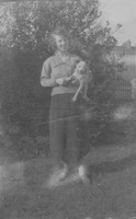 A Woman With A Little Dog
