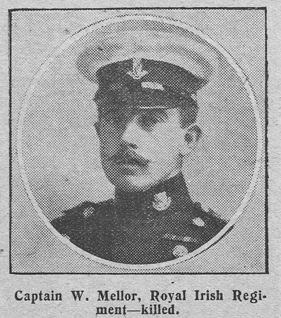 Mellor W Captain Royal Irish Regiment The Graphic 16th Sep 1914