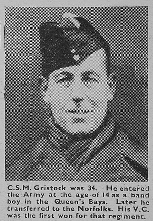 Gristock George CSM VC 2nd Royal Norfolk Regiment
