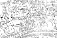 Sutton 1913 Map Carshalton Road Area
