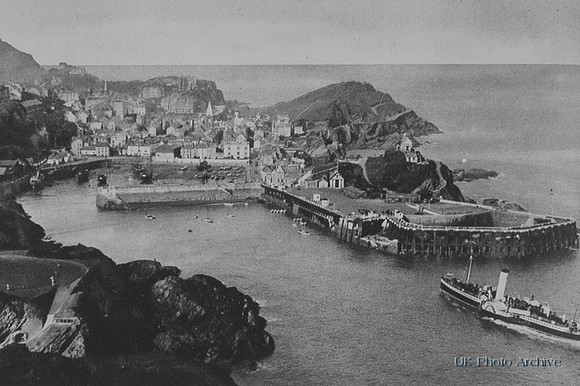 The Harbour At Ilfracombe Devon 1920s