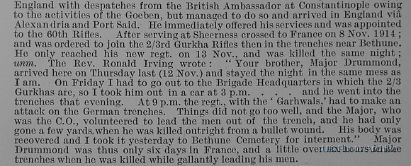 Drummond E G Major Indian Army Obit Part 2