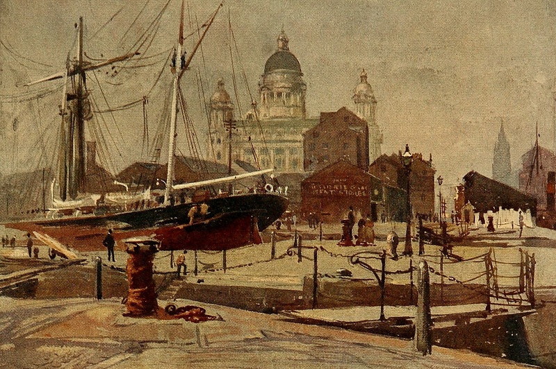 The Dock Board Offices From The Canning Graving Dock