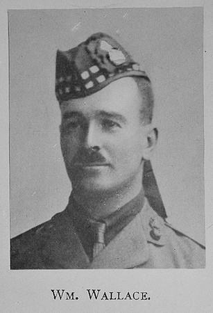 Wallace W 2nd Lt Machine Gun Corps