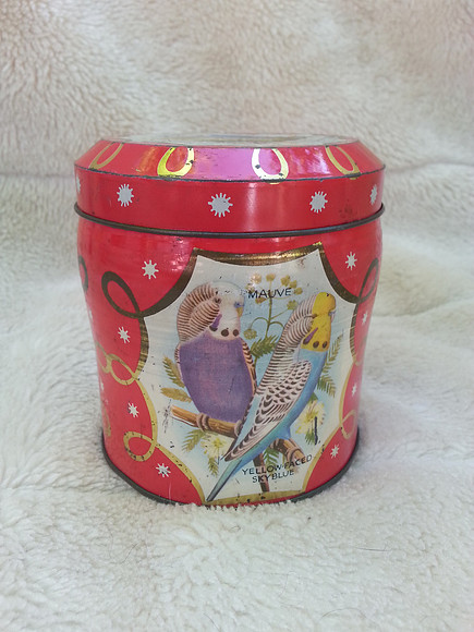 1950s Budgie Biscuit Tin