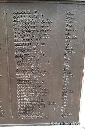 Sutton War Memorial Plaque 7