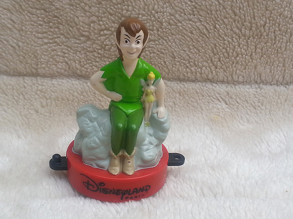 McDonald's Toy Disneyland Paris Ink Stamper 1999 Peter Pan And Tinkerbell