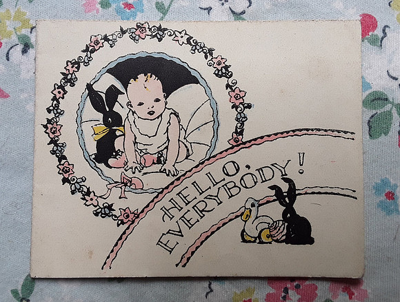 Birth Announcement Jeremy William Born 31st Dec 1944 Son Of Mary And Pat Front