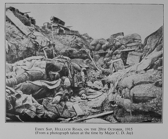 Essex Sap Hulluch Road 20th Oct 1915 Photo By Major C D Jay
