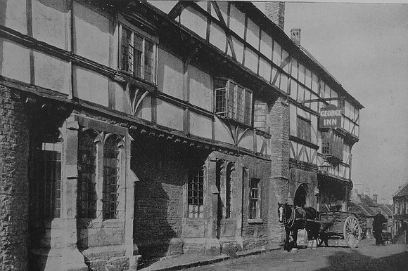 The George Inn Norton St Philip Somerset 1930s
