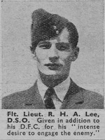 Lee R H A Flt Lt DSO Royal Air Force