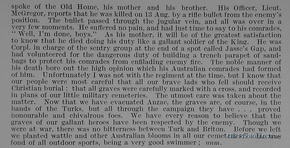 Hood A Cpl 840 1st Australian Imperial Force Obit Part 2