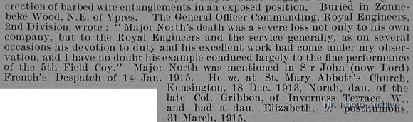 North C N Major Royal Engineers Obit Part 2