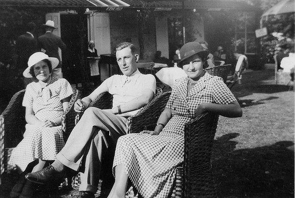 Sitting Relaxing In The 1930s